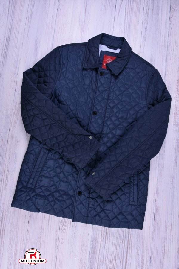 Куртка мужская из плащевки демисезонная Paolo Mark (цв.dark blue) Размер в наличии : 48 арт.P9835