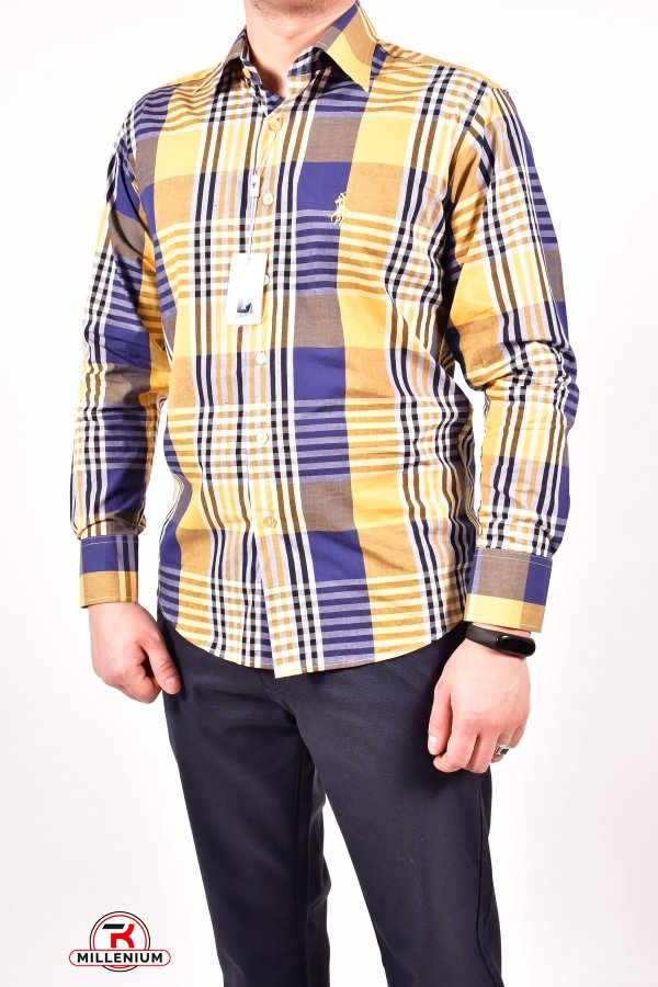 Рубашка мужская Polo (Cotton 100%) Размер в наличии : 44 арт.A1-2