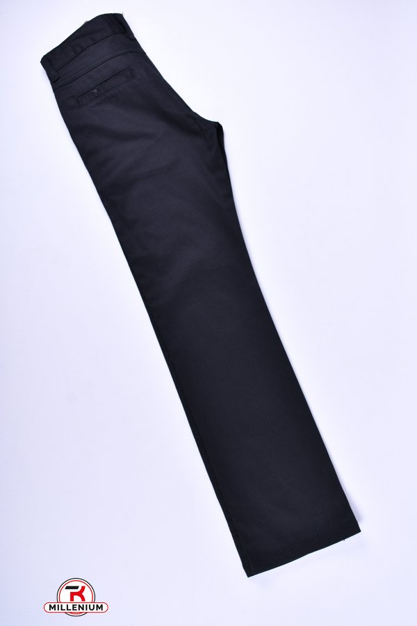 Штани для хлопчика 100% котон (кол. Чорний) New Jarsin Розмір в наявності : 33 арт.822