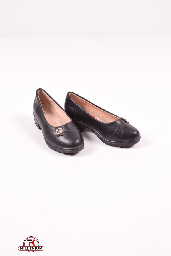 Туфлі для дівчинки зі шкірозамінника "Метелик" Розмір в наявності : 27 арт.805-123