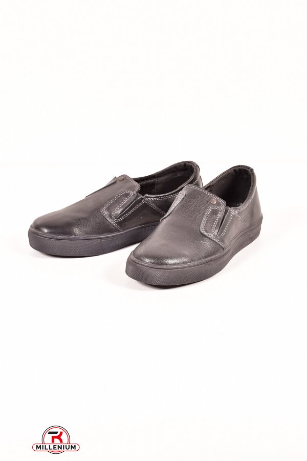Туфли  для мальчика из натуральной кожи  (цв.черный ) MAXUS Размеры в наличии : 32, 36 арт.25