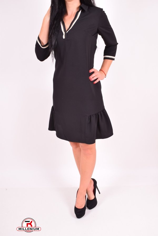 Платье женское (цв.чёрный) NORM Размер в наличии : 44 арт.014-17419