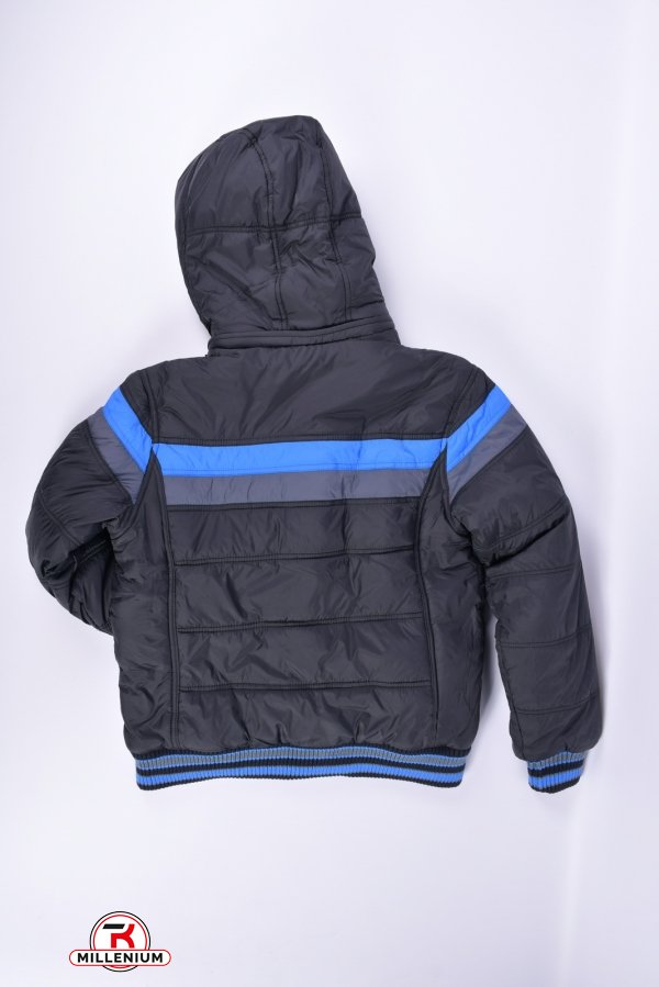 Куртка мужская (цв.черный) демисезонная из плащевки MARATON (Polyamide 100%) Размер в наличии : 46 арт.EKMNT14042
