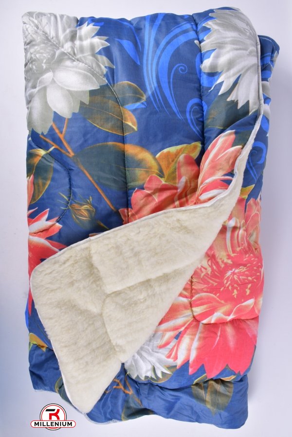 Одеяло с мехом "Золотое руно" (ткань поликотон) размер 195/220 см. арт.200/220