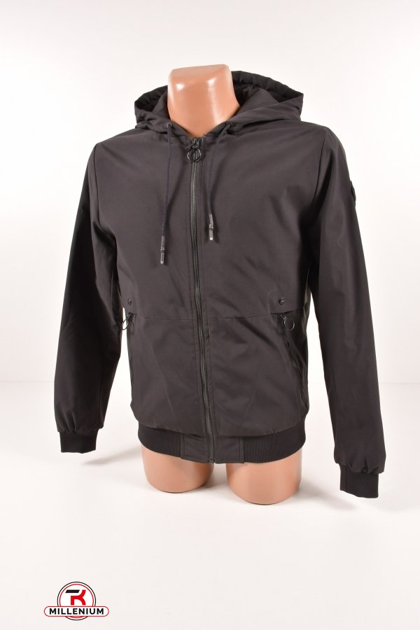Куртка мужская демисезонная (цв.черний) MBROWNO Размер в наличии : 46 арт.603