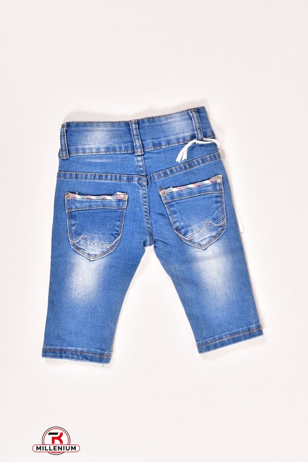 Капри джинсовые для  девочки D&S Рост в наличии : 92 арт.M2302-1