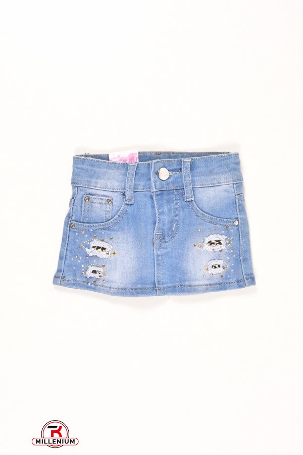 Юбка для девочки джинсовая D&S (Cotton 85%,Polyester 15%) Рост в наличии : 68 арт.SK1700N