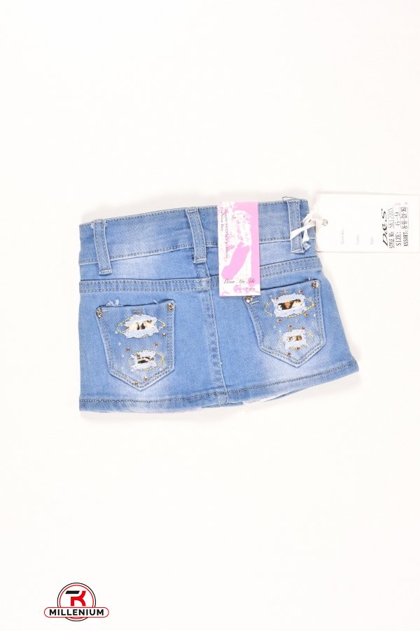 Спідниця для дівчинки джинсова D Зріст в наявності : 68 арт.SK1700N