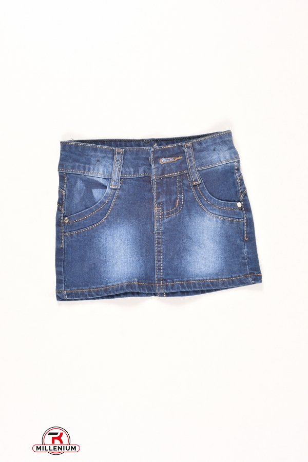 Юбка для девочки джинсовая D/S (Cotton 85%,Polyester 15%) Рост в наличии : 74, 80 арт.17751