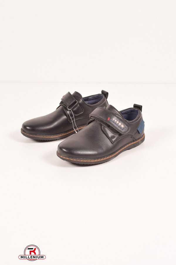 Туфли для мальчика (цв.черный) EeBb Размер в наличии : 27 арт.G076