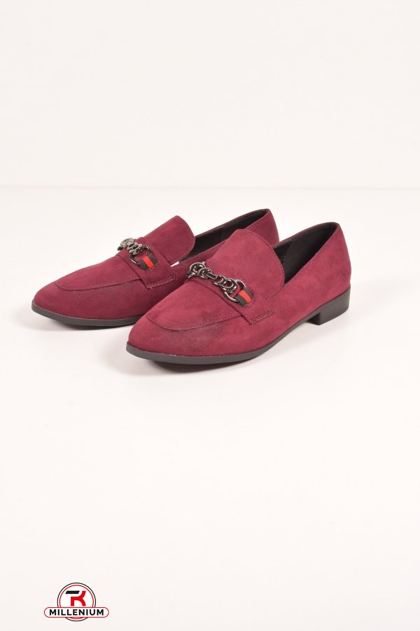 Туфли женские (цв.бордовый) Meideli Размер в наличии : 36 арт.600-53