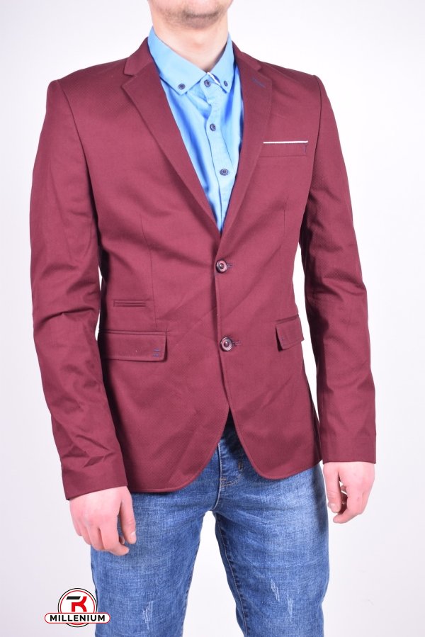Пиджак мужской классический (цв.бордовый) ETTE Размеры в наличии : 46, 50 арт.504-2