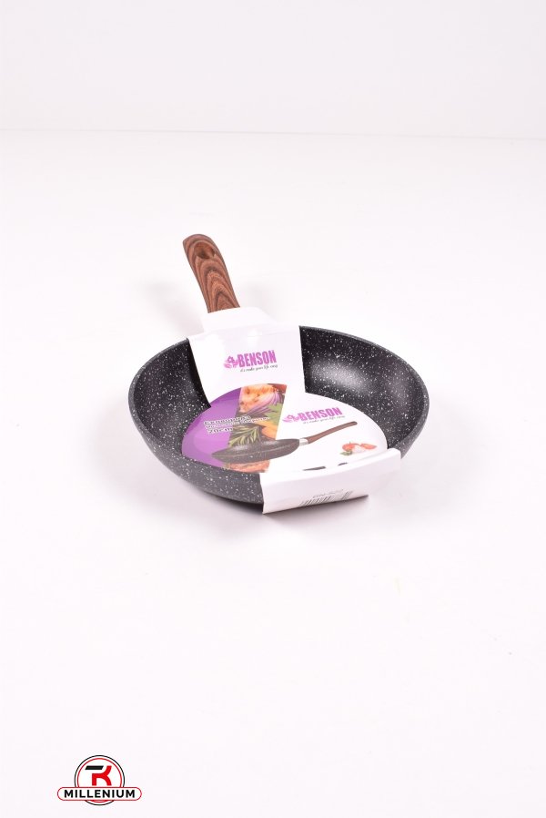 Сковорода с антипригарным мраморным покрытием (d-20см) "Benson" арт.BN-522