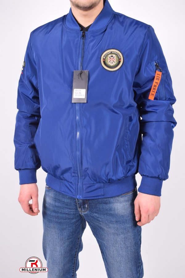 Куртка мужская из плащевки демисезонная (цв.синий) TRUPPA Размер в наличии : 44 арт.218