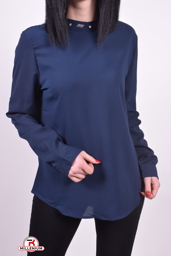 Блуза женская ( цв.т.синий) Qianzhidu (Polyester 100%) Размер в наличии : 42 арт.B80006