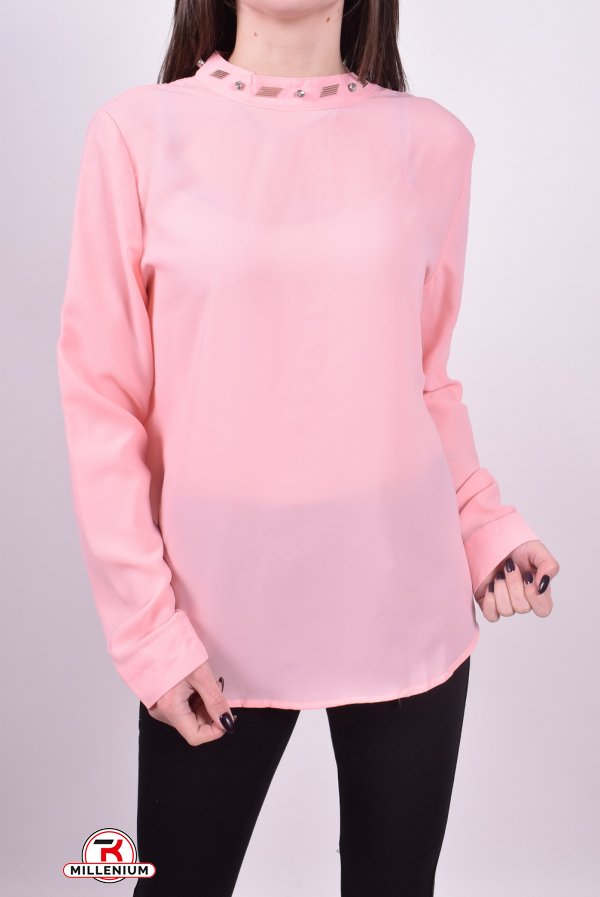 Блуза женская ( цв.розовый) Qianzhidu (Polyester 100%) Размер в наличии : 38 арт.B80006