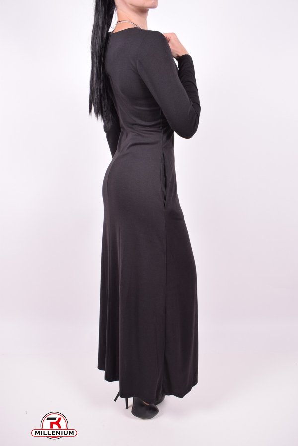 Сукня жіноча стрейчевий (кол. Чорний) Розмір в наявності : 42 арт.9009