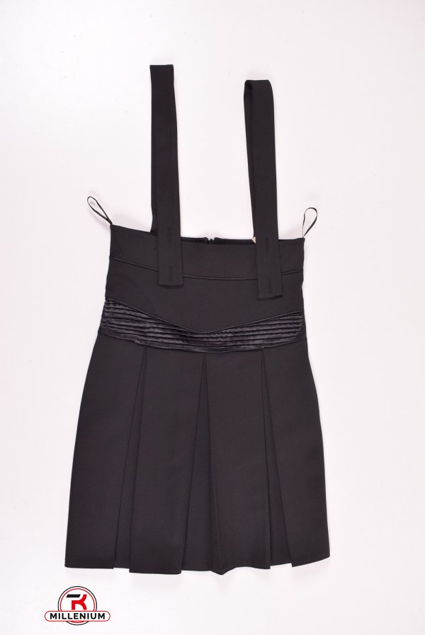 Юбка  для девочки (цв.черный) со шлейками AWADORE Рост в наличии : 152 арт.0307