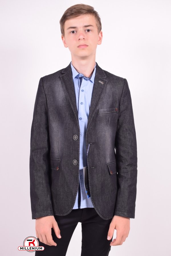 Пиджак для мальчика (Talin)  color Black  Palmiro rossi Рост в наличии : 146, 152, 158, 164 арт.6050