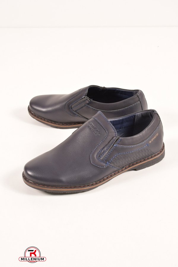 Туфлі для хлопчика (кол. Т. Синій) EeBb Розмір в наявності : 34 арт.G117