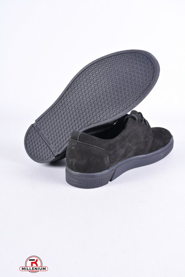 Туфли  мужские из натуральной замши (цв.черный) DAN Shoes Размер в наличии : 43 арт.98ZI98-73/КЛ18