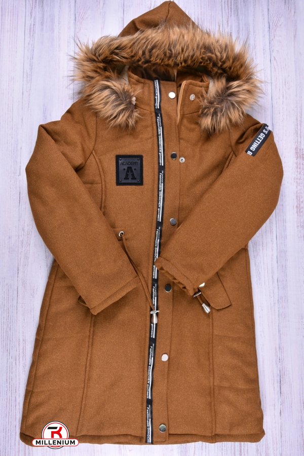 Куртка парка женская (цв.коричневый) демисезонная GREMONA Размер в наличии : 42 арт.3375