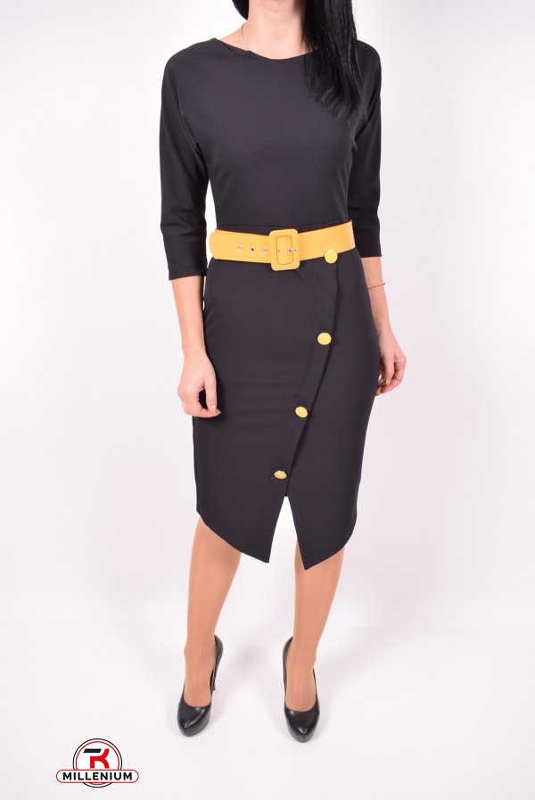 Сукня жіноча з поясом (кол. Чорний) ONCU Розмір в наявності : 40 арт.016-6232