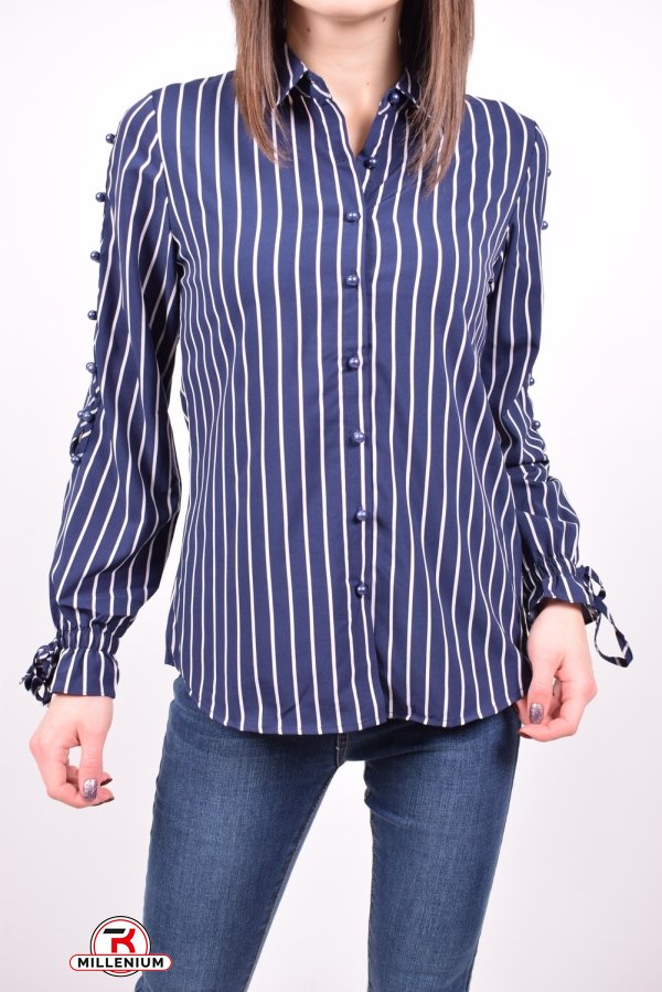 Рубашка женская стрейчевая (цв.синий) C.got Размер в наличии : 44 арт.A7650