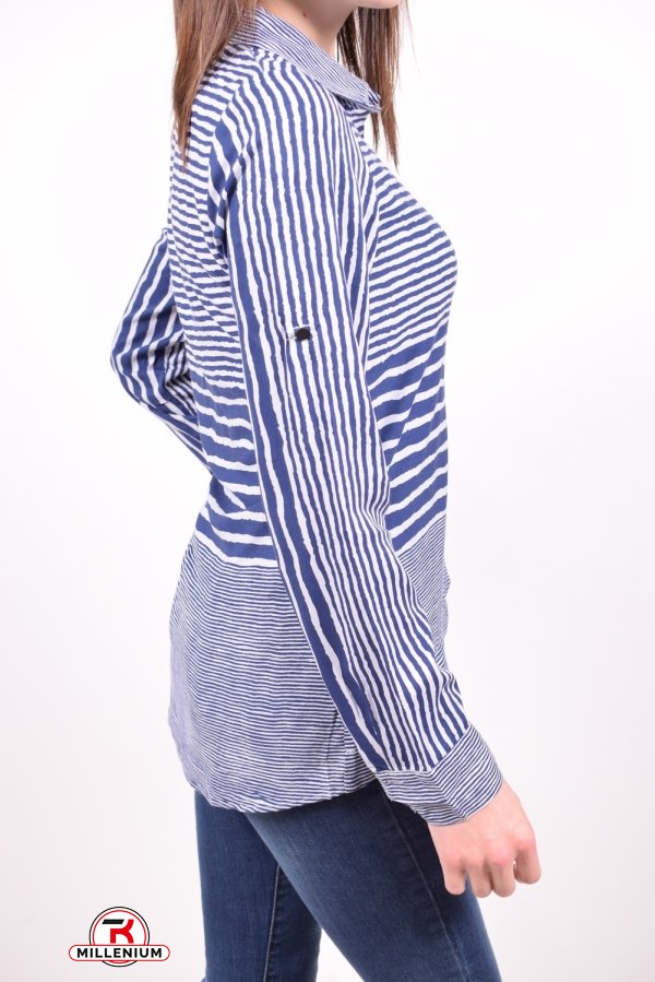 Рубашка женская  (цв.синий/серый) C.&ot Размер в наличии : 42 арт.A1262