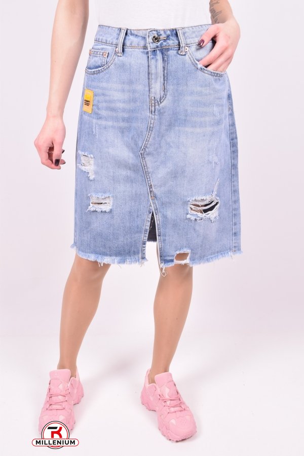 Спідниця джинсова жіноча NewJeans Розміри в наявності : 25, 26 арт.D3701