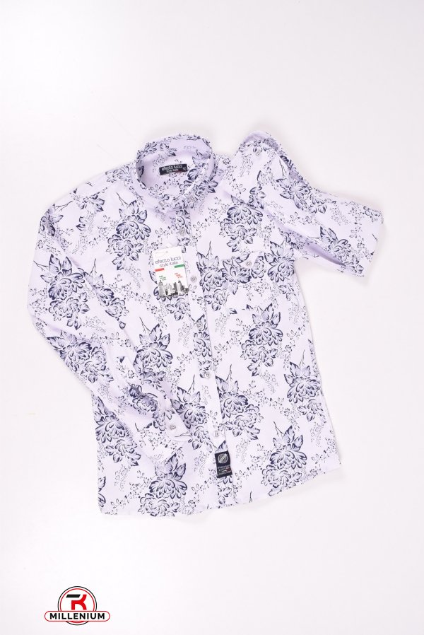 Рубашка для мальчика (цв.белый/синий) EFECTO Рост в наличии : 134, 158 арт.8/13