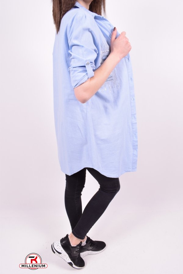 Рубашка-туника женская (цв.голубой) Madoy Размер в наличии : 46 арт.5063