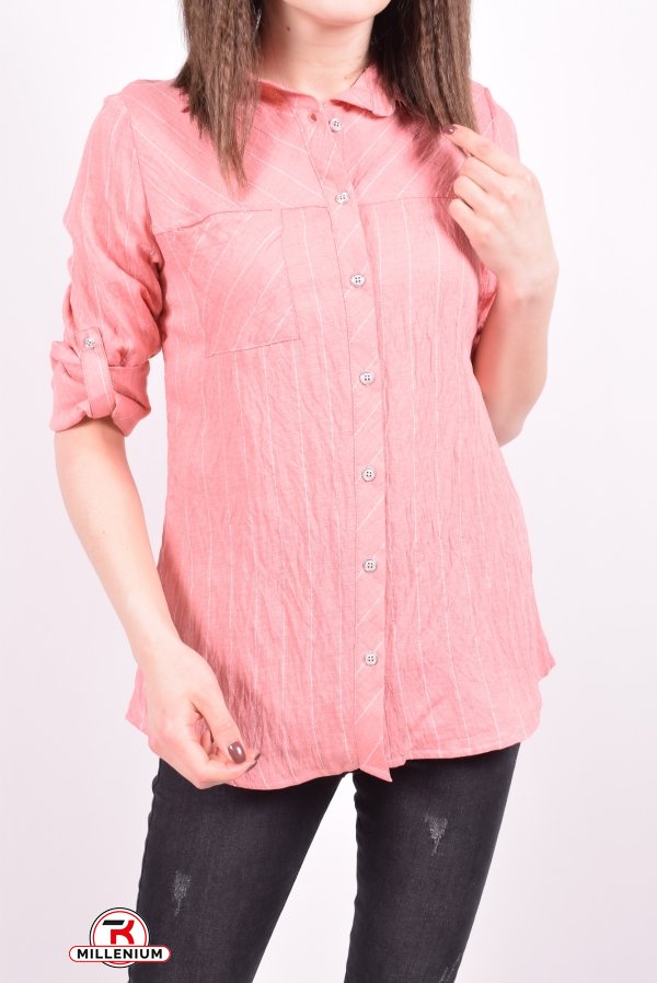Рубашка  женская (цв.пудра) Madoy Размеры в наличии : 42, 44 арт.5130