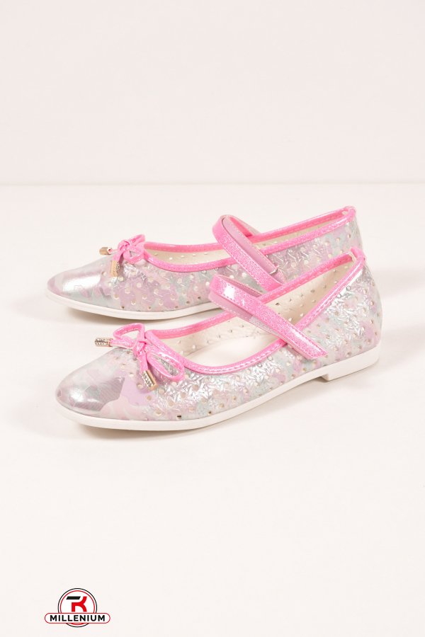Туфлі для дівчинки (кол. Рожевий) W.niko Розмір в наявності : 37 арт.H90-1