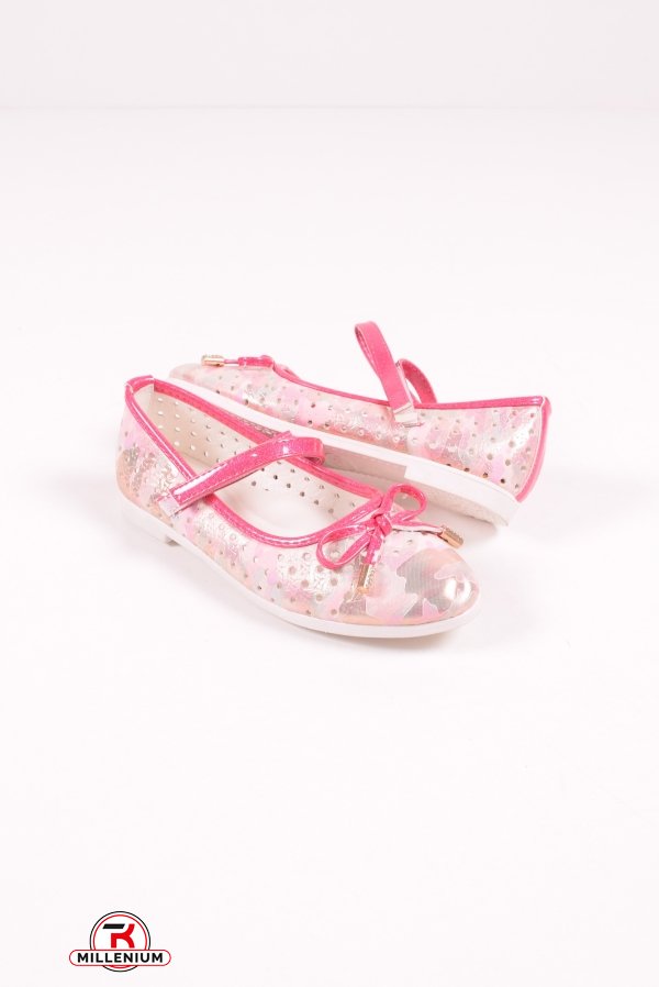 Туфлі для дівчинки (кол. Фуксії) W.niko Розмір в наявності : 36 арт.H90-1