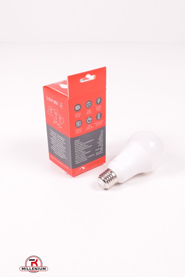 Лампа світлодіодна Light Power (20W, цоколь E27, A70, 4200К) ETRON арт.1-ELP-002