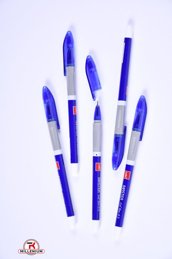 Ручка шариковая гелевая (цв.синий) 0.5mm CELLO арт.1801