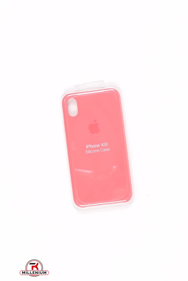 Силиконовый чехол iPhone Xr (внутренняя отделка - микрофибра) Camellia-33 арт.iPhone Xr