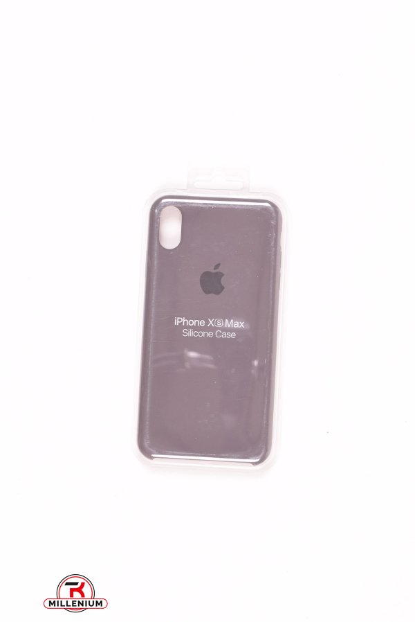 Силиконовый чехол iPhone Xs Max (внутренняя отделка - микрофибра) Cocoa-5 арт.iPhone Xs Max