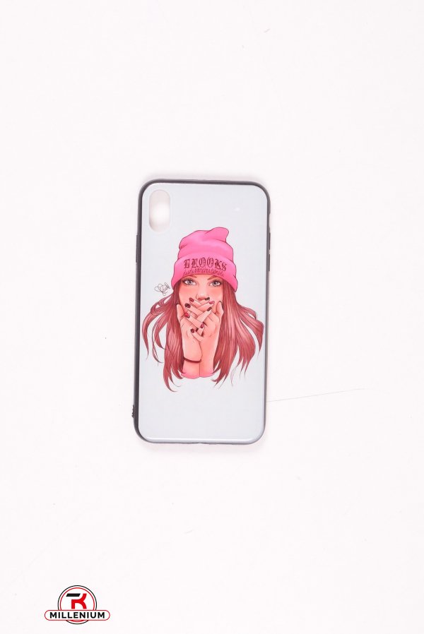 Силиконовый чехол принт глянец iPhone XS MAX (Girl) арт.iPhone XS MAX