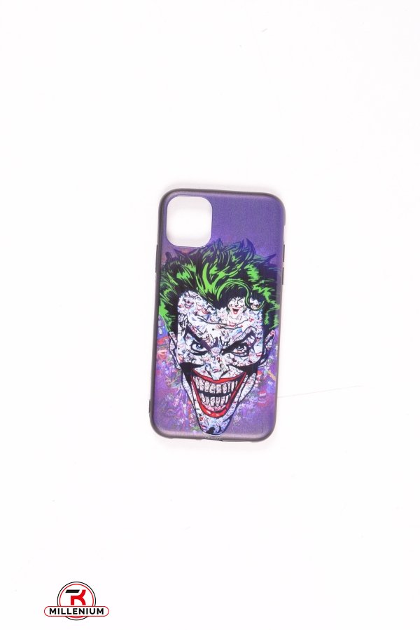 Силіконовий чохол принт матовий iPhone 11 (Joker) арт.iPhone 11