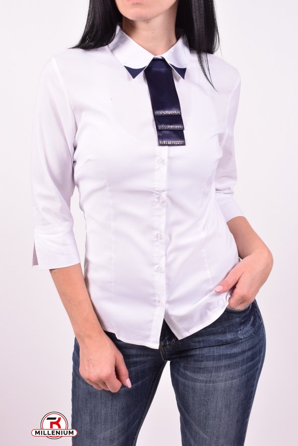 Блузка жіноча стрейчева (кол. Білий) BASE Розмір в наявності : 40 арт.B5319-6