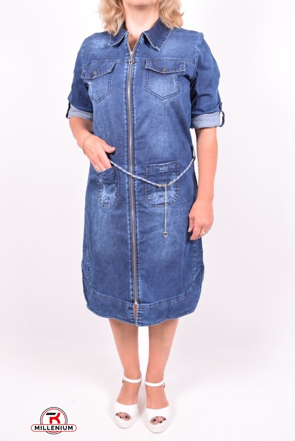 Сукня жіноча джинсове стрейчевий Sincere Розмір в наявності : 52 арт.0210