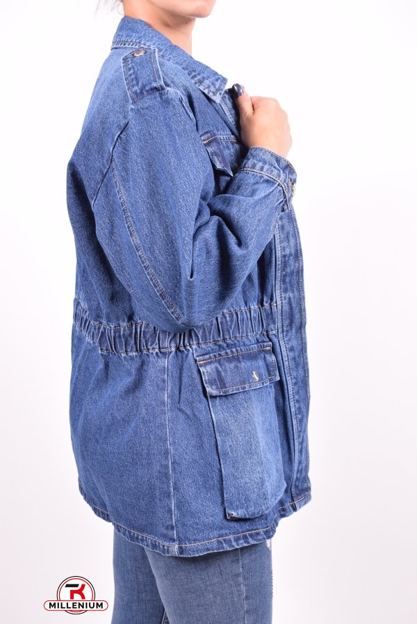 Куртка жіноча джинсова Розміри в наявності : 46, 48, 50, 52, 54, 56 арт.FX9989