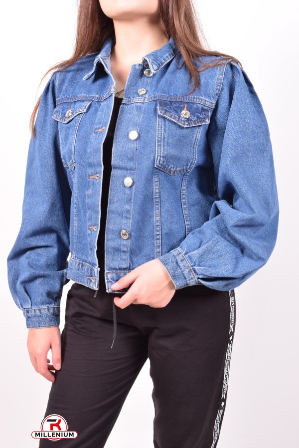 Пиджак джинсовый женский Размеры в наличии : 40, 42 арт.6007