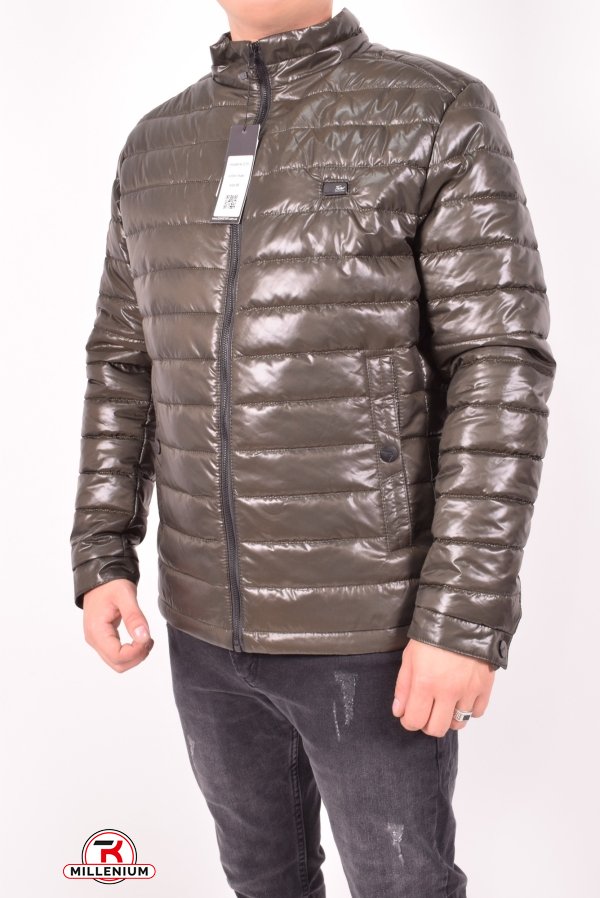 Куртка чоловіча з плащової тканини (кол. Хакі) демісезонний DANSTAR Розмір в наявності : 48 арт.K-215