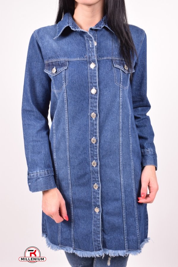 Рубашка-туника женская джинсовая Madoy Размер в наличии : 40 арт.226
