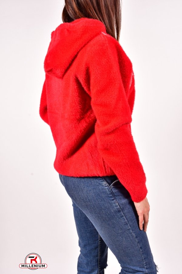 Кофта жіноча (альпака) ANNE (кол. Червоний) Розміри в наявності : 46, 48 арт.A481