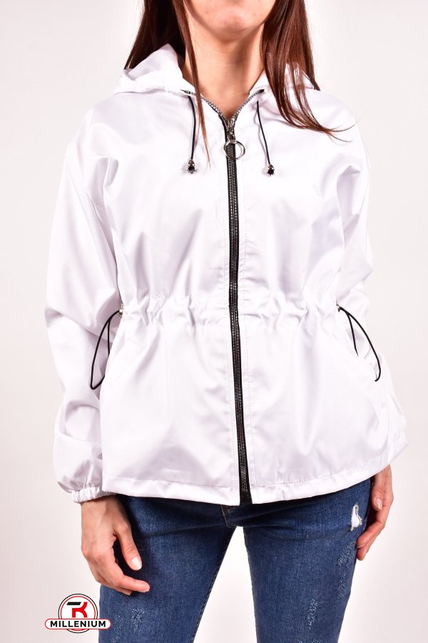 Куртка женская (цв.белый) демисезонная болоневая Asist Размер в наличии : 42 арт.10011