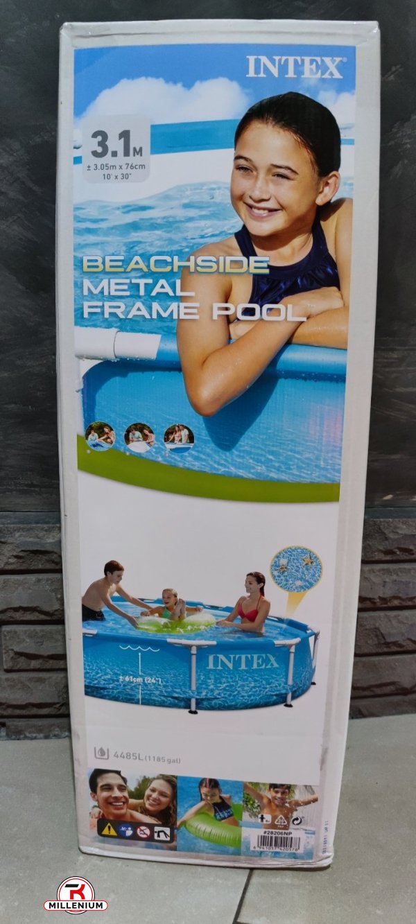 Басейн каркасний Metal Frame Pool (розмір 305/76см) арт.28206